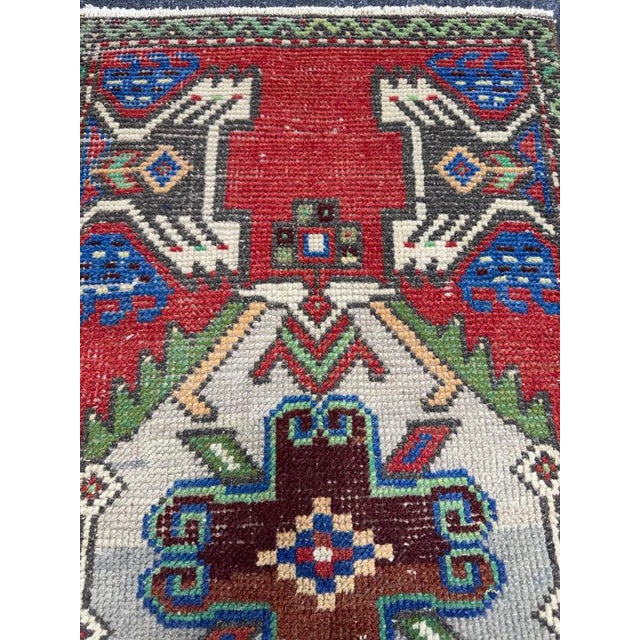 Turkish Yastik Rug 1'8" x 3'4" For Sale - Image 4 of 5