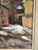 Henry Larsson, Cityscape with Snow, 1950s, Oil on Panel, Framed For Sale - Image 7 of 16