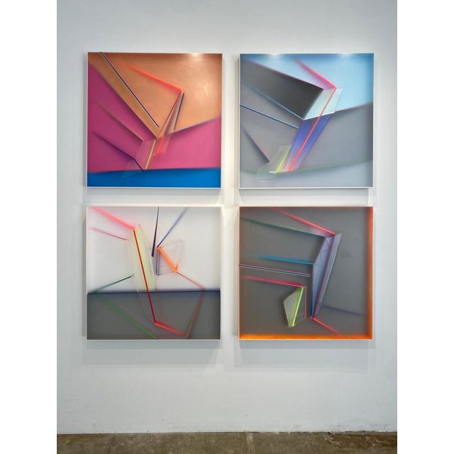 "Future Summary Twenty-Two" exemplifies Kal Mansur's sophisticated exploration of light, transparency, and spatial...