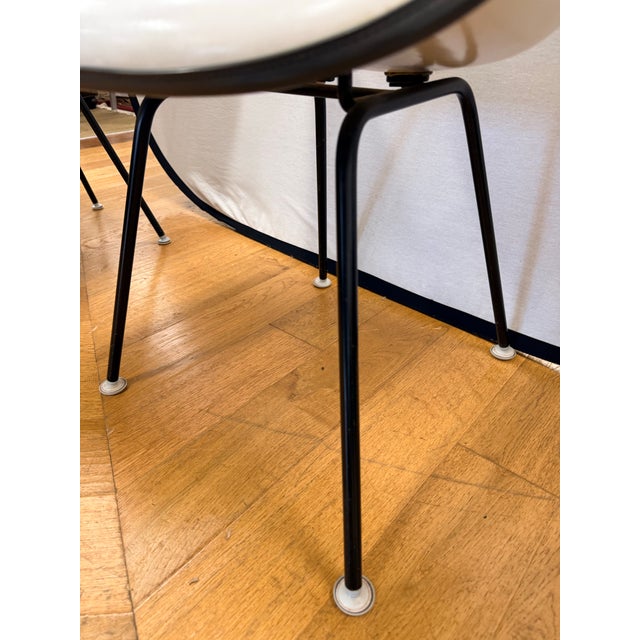 Herman Miller Set of 4 Mid Century Eames for Herman Miller Molded Shell Arm Chairs For Sale - Image 4 of 10