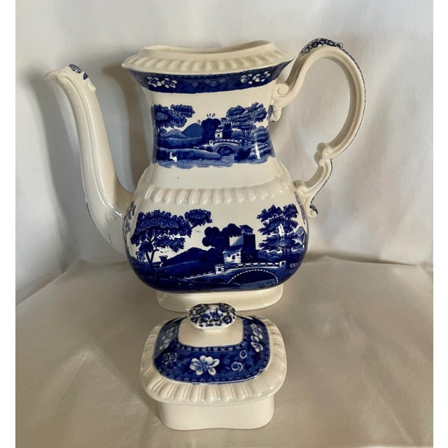 English 1950s Spode’s Tower Coffee Pot For Sale - Image 3 of 8