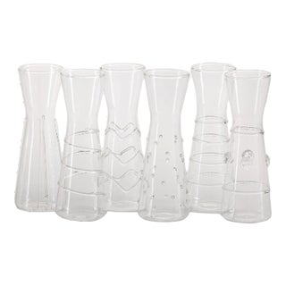 Zalli Assorted Glass Carafe Set, 6 Pieces For Sale