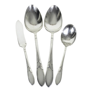 1932 Vintage Oneida Community Lady Hamilton Silverplate Serving Pieces- 4 Pieces