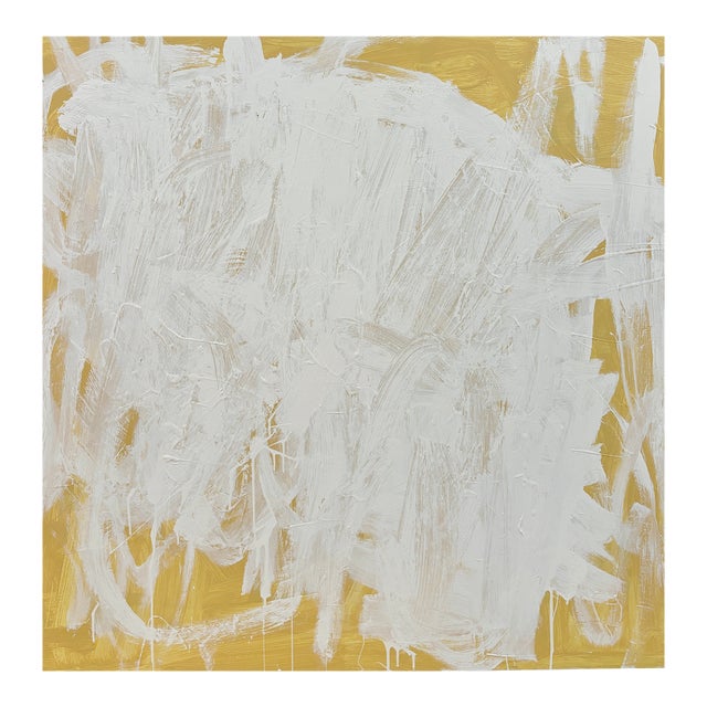 Sarah Trundle, Contemporary Abstract Painting, "Yellow, No. 2" For Sale
