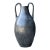 Vintage Large Black Ceramic Amphora Vase For Sale