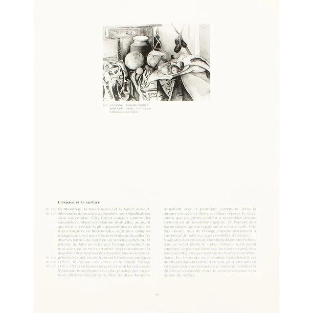 1990s 1991 After Piet Mondrian "Still Life With Gingerpot I ", Full-Color Parisian Print For Sale - Image 5 of 7