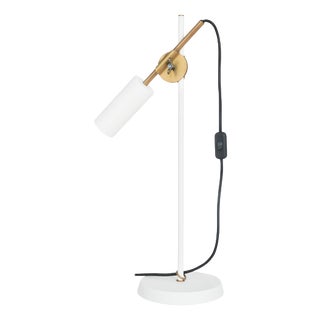 White Stav Table Lamp by Johan Carpner for Konsthantverk For Sale