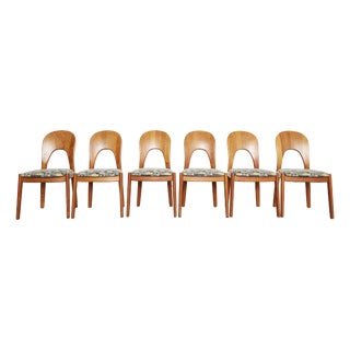 Morten Dining Chairs in Teak by Niels Kofoed for Kofoed Møbelfabrik, Denmark, 1960s, Set of 6 For Sale