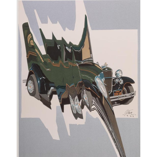 CESAR (César Baldaccini, known as) (1921-1998) Compression of Bugatti Original color lithograph Signed and dated in the...
