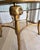 Hollywood Regency Spectacular Marge Carson 5-Legged Gilded Iron Cocktail Table With Original 1/2" Beveled Glass For Sale - Image 3 of 10