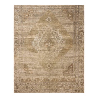 Amber Lewis x Loloi Cambria Taupe / Antique Bronze 5'-0" x 7'-6" Area Rug For Sale