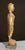 Gilded Hand Carved Standing Buddha Statue Tibetan Buddhist Art For Sale - Image 6 of 8