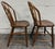 Wood Antique Rustic Farmhouse Windsor Hoop Back Bow Back Spindle Dining Chairs - Pair For Sale - Image 7 of 10
