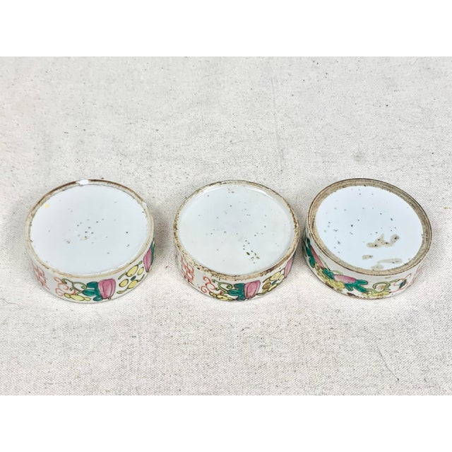 Vintage Stackable Chinoiserie Catchalls-Set of 3 For Sale - Image 10 of 12
