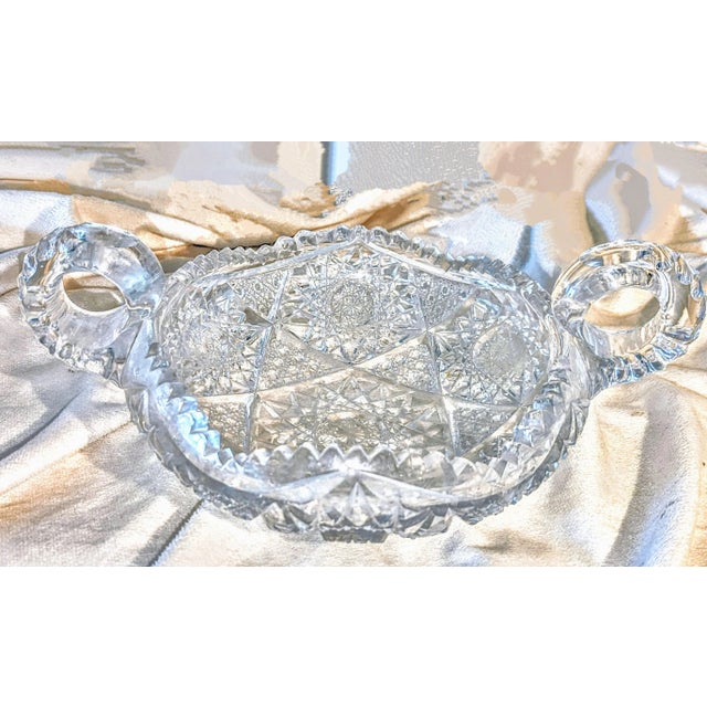 Hollywood Regency 1900s Imperial American Cut Bowl For Sale - Image 3 of 5