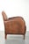 Art Deco Style Sheepskin Armchair in with Wooden Armrests For Sale - Image 3 of 12