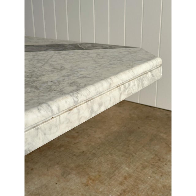 Vintage Italian Inlaid Marble Coffee Table, C. 1970s For Sale - Image 10 of 15