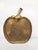 Brass Vintage Brass Apple Tray, Large Spanish Kitchen Wall Decor Sculptural Fruit Accent For Sale - Image 8 of 8
