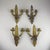 Brown Antique Empire Bronze Wall Candle Sconce, Italy, Late 19th Century For Sale - Image 8 of 18