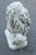 Vintage Cast Stone Lion with Shield Garden Statue For Sale In Philadelphia - Image 6 of 12