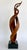 1980s Organic Modern Carved "Spiral" Abstract Wood Sculpture on Acrylic Cube Base For Sale - Image 4 of 11