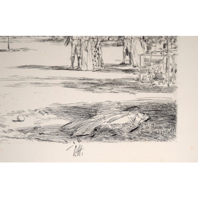 Bowling on the Green (From the Bicentennial Pageant of George Washington) by Childe Hassam For Sale - Image 4 of 8