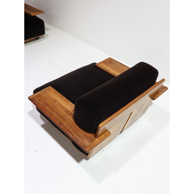 Brown Pianura Modular Seating Group in Brown Mohair by Mario Bellini for Cassina, Italy, 1970s, Set of 7 For Sale - Image 8 of 18