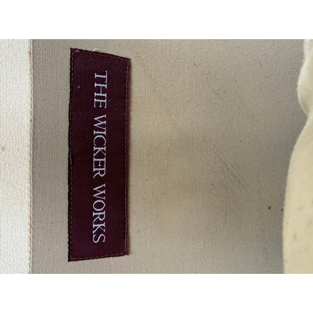 The Wicker Works Classic Large Scale Lounge Chairs For Sale - Image 4 of 5