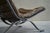 Ari Lounge Chairs in Steel and Patinated Leather by Arne Norell, 1960s, Set of 2 For Sale - Image 6 of 14