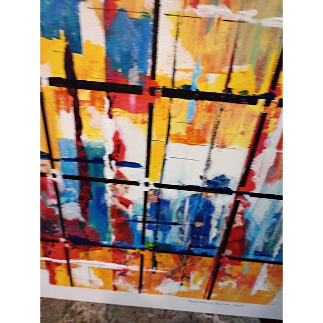 Artek 2017 Ross David Smith "Reflections" Abstract Painting For Sale - Image 4 of 14