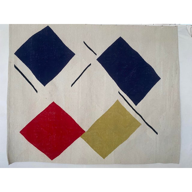 Kazimir Malevich Tapestry in Wool, 1950s, in Very Good conditions. Designed 1920 to 1949 I have official proof of...