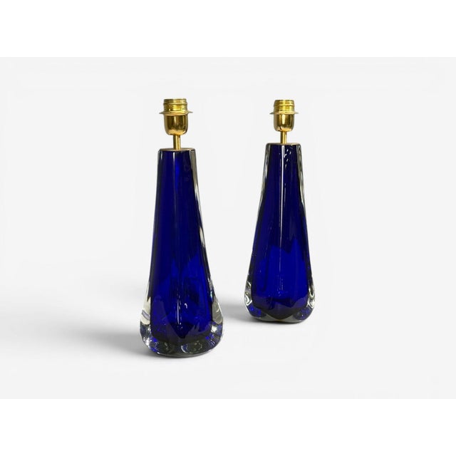 Alberto Donà, Table Lamps, Blue Murano Glass, Italy, 1995 For Sale - Image 4 of 11