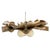 Angular steel planes fanned into a shape that reads like a butterfly frozen mid-flight  fifty inches across, kinetic in...