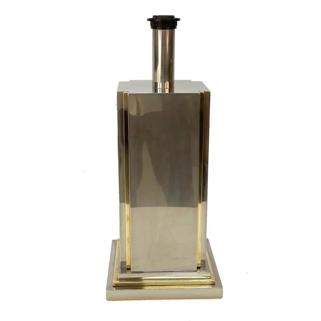 Italian Steel & Brass Table Lamp by Carlo Venturini for Bottega Del Lume, 1970s For Sale - Image 6 of 18