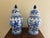 Chinoiserie Large Blue and White Porcelain Ginger Jars, Pair For Sale - Image 10 of 10