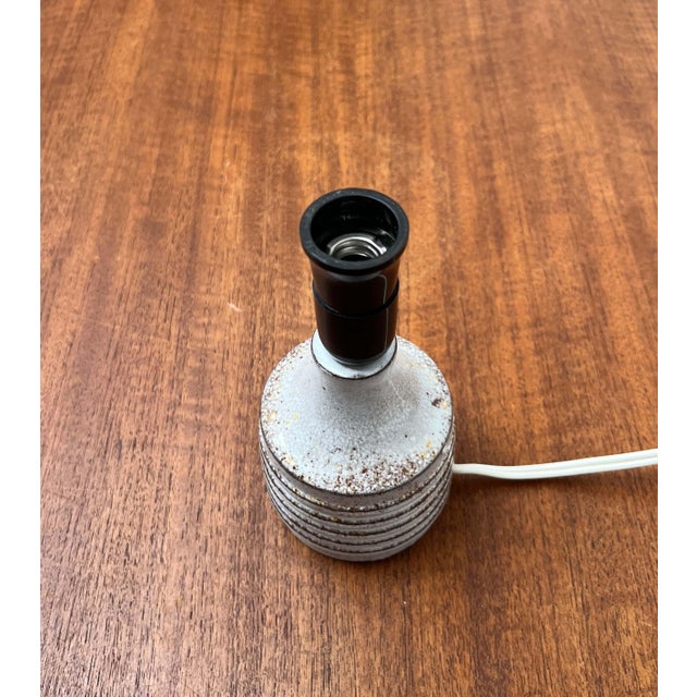 Mid-Century Modern Danish Studio Pottery Table Lamp from Axella, 1960s For Sale - Image 16 of 18