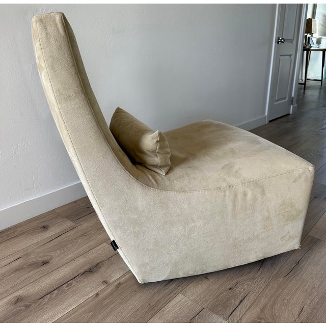 Ligne Roset "Neo" Rocker Lounge Chair and Ottoman For Sale - Image 10 of 11