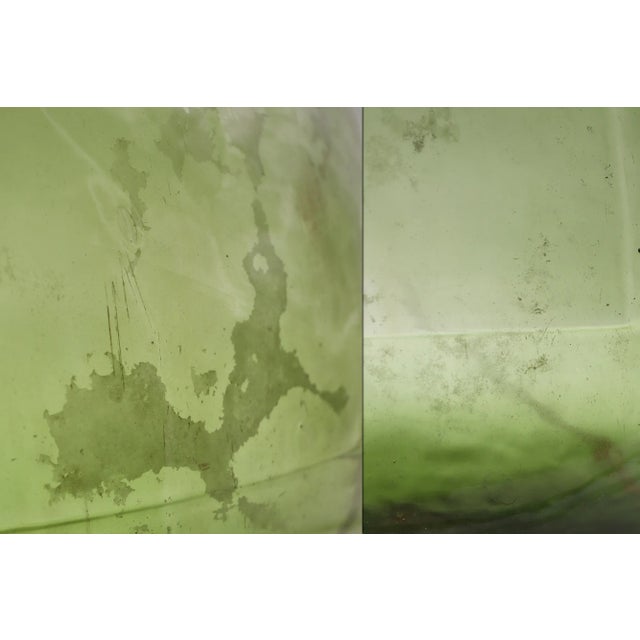 19th Century Large Antique Blown Glass Portuguese Demijohn For Sale - Image 9 of 12