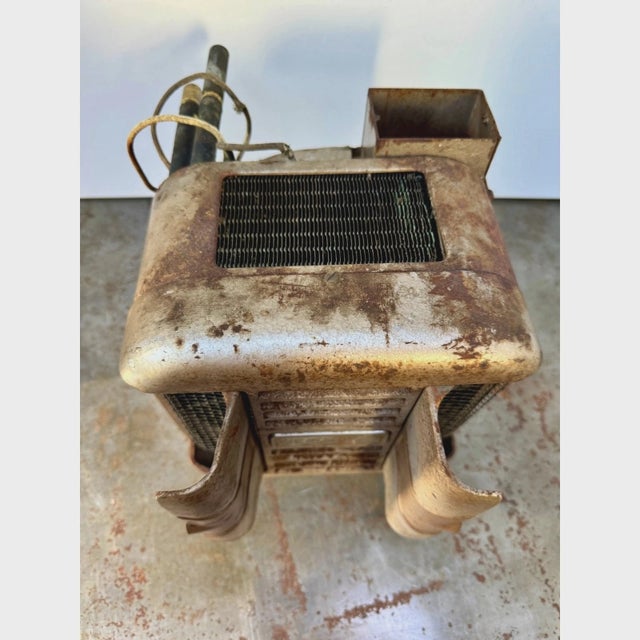 1947 Weather King Automotive Heater – Vintage Industrial Sculptural Object For Sale - Image 10 of 12