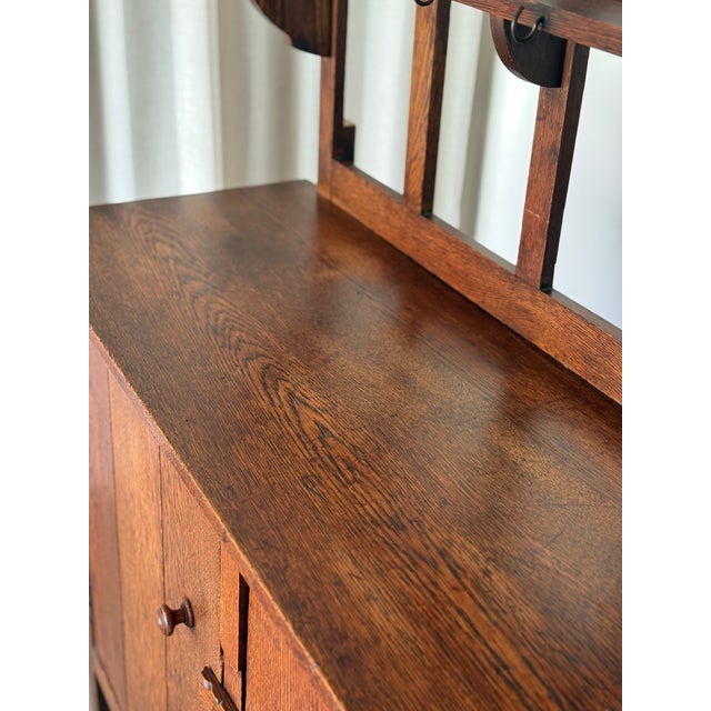 Chestnut Antique Sideboard, Dresser Attributed to Ambrose Heal For Sale - Image 8 of 12