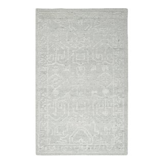 Contemporary High-Low Wool Geometric Gift-Sized Rug by Rug & Kilim, India For Sale