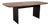 Janua Basket Wood and Metal Dining Table in Brown and Anthracite For Sale