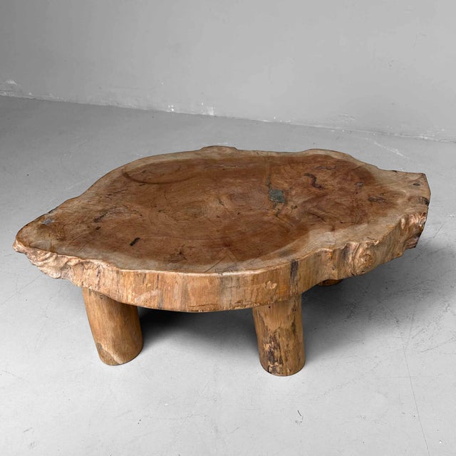 Japanese Log Table, 1950s For Sale - Image 11 of 18