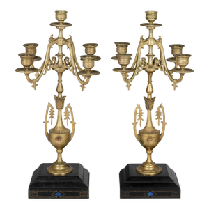 19th Century French Empire Candelabra Pair