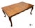 Brown Vintage Century French Country Style Oak Parquet Extension Dining Table For Sale - Image 8 of 12