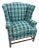 Early 20th Century Chippendale Style Upholstered Wing Chair, For Sale