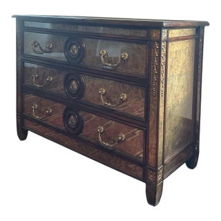 Theodore Alexander Eglomise Chest of Drawers For Sale