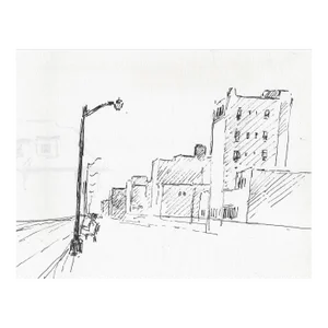 Hayward Cirker Beach Boardwalk Coastal Drawing