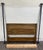 This is a beautiful vintage Mid-Century Modern full-size bed crafted in walnut with a woven cane headboard insert....