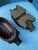 1970s Pair of Wooden Hand Carved Pig Catchalls For Sale - Image 9 of 11